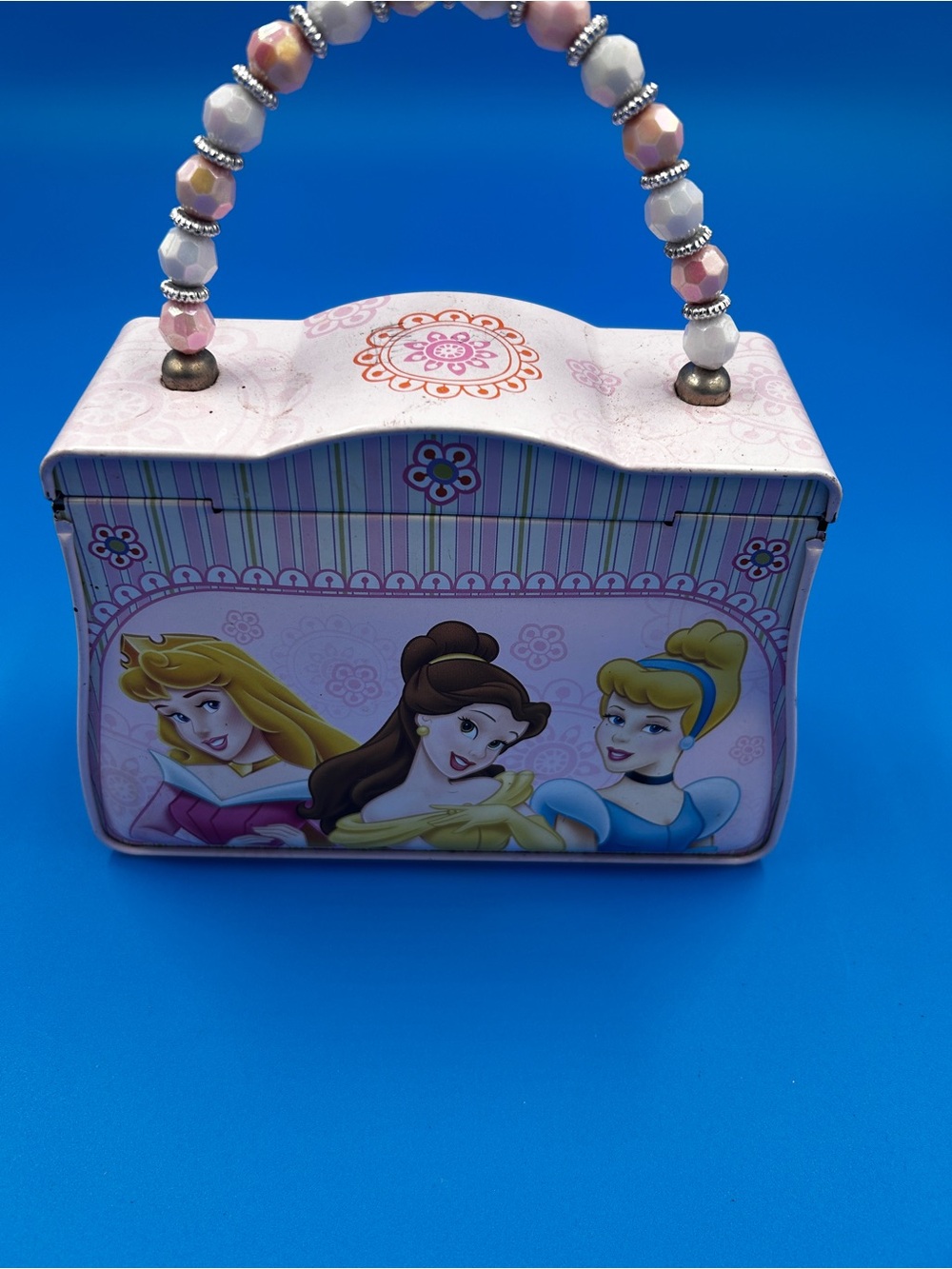 Disney Princess Keepsake Box with 3 Disney Figures